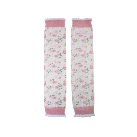 Huggaluggs Other - Pink Flower Enchanted Leg Warmers by Huggalugs - Babies to Kids 8 Years - NIP